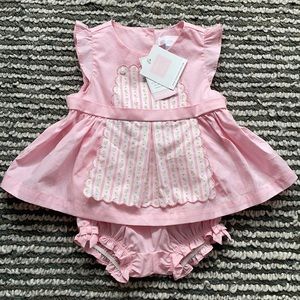 Janie and Jack Layette Dress New w/Tags